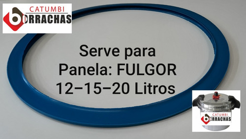 10 Borrachas Panela Industrial Silicone Fulgor 12 A 20 Lts