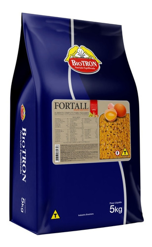 Farinhada Fortall Papa De Ovo Biotron - 5 Kg Original + Top