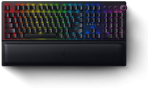 Teclado Gamer Bluetooth Razer Blackwidow V3 Pro Qwerty Inglés Us De Color  Negro Con Luz Rgb