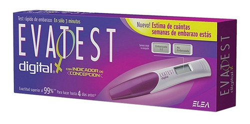 Evatest Digital Test De Embarazo Con Estimador De Semanas