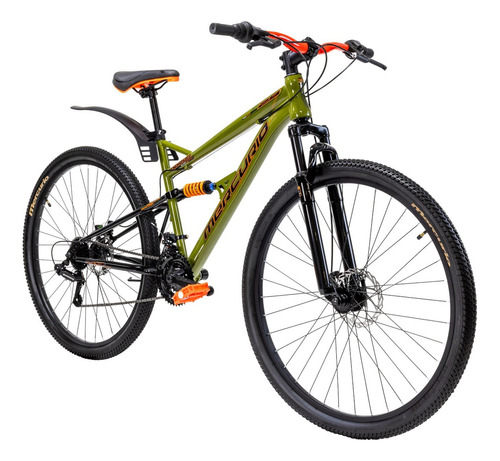 Bicicleta Mercurio Kaizer Dh 21 Velocidades Rodada 29 Color Verde Tamaño Del Cuadro M