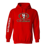 Sudadera Mod Nfl San Francisco 49ers Color Rojo