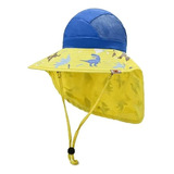 Sombrero De Sol Playa Niño Plegable Gorro Proteccion Solar
