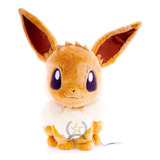 Peluche Mediano Pokemon Eevee Sentado Y Fe Japon Golden Toys