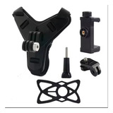 Kit Base Soporte Celular A Casco Universal Tipo Gopro