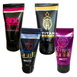 Pack 4 Lubricantes Retardante Anal Estrechante Y Excitante