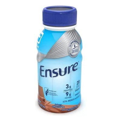Suplemento Alimenticio Ensure Sabor Chocolate 237 Ml | MercadoLibre