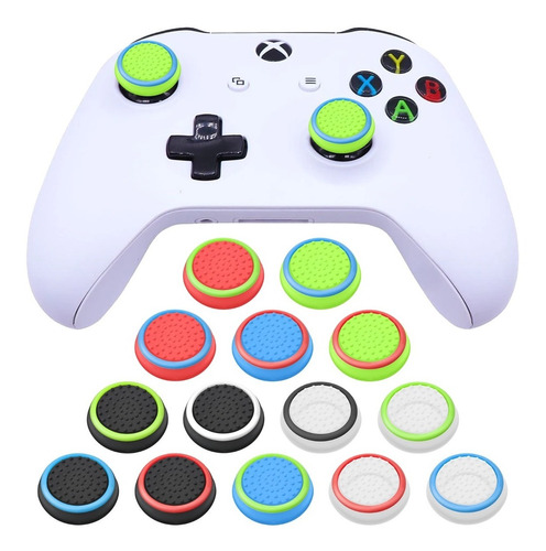 X2 Grips Silicón Para Xbox One X S Ps5 Ps4 Joystick Gomas