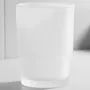 Repuesto Vaso Vidrio Esmerilado Porta Cepillo Esmerilado | MercadoLibre