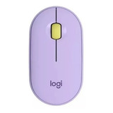 Mouse Inalámbrico Logitech Pebble M350 Lavander