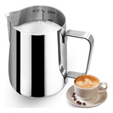 Milk Frothing Pitcher, Stainless Steel Art Creamer Cup Mi...