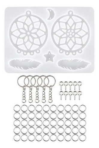 Moldes De Resina De Llavero, Pendiente De Fundición Epox [u]