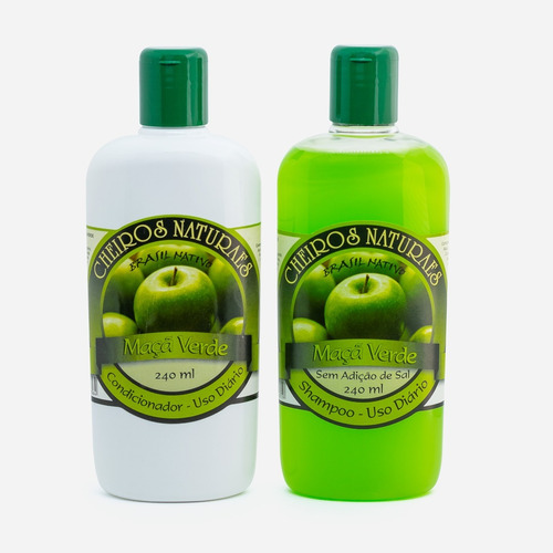 Kit Shampoo E Condicionador Maçã Verde 240ml