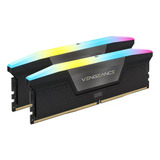 Memoria Ram Vengeance Rgb Gamer 5200mhz Negro 48gb 2 Corsair