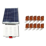 Alarma Comunitaria Solar 15w 115 Db + 10 Controles + Envio