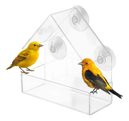 Casa Para Pássaros Livres Para Colocar Na Janela Alimentador