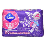 Saba Buenas Noches Sin Alas, Caja C/16 Paquetes 