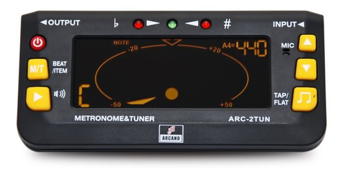 Afinador Arcano Arc-2tun 3em1 Metronomo E Gerador De Tom