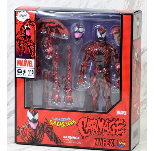 Mafex No.118 Carnage Nuevo Original