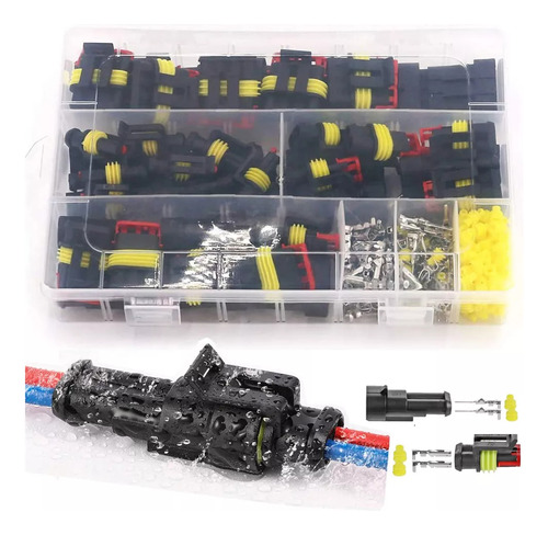 Conector De Cable Automotriz 352kit En Caja De Terminales