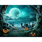 Fondo De Fotografia Halloween - Lona Mate Impreso 150x200