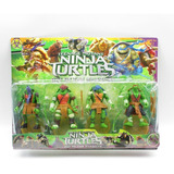 Muñecos Tortugas Ninja X 4 Figuras Blister