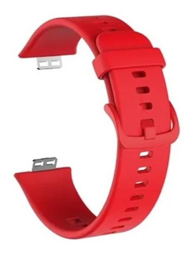 Correa Compatible Con Huawei Watch Fit Rojo