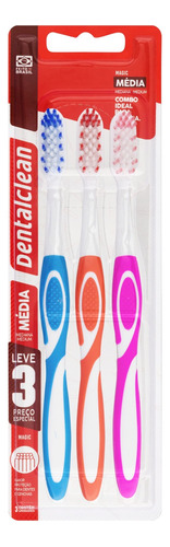 Cepillo De Dientes Dentalclean Magic Medio X 3 Unidades