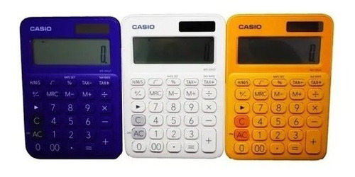 Calculadora Colorful Azul Casio Ms20