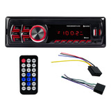 Estereo Bluetooth Usb Sd Radio Fm Frente Fijo Ecualizador C