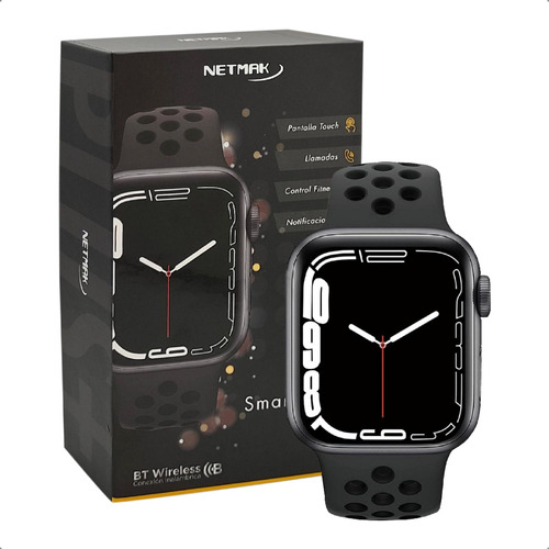 Smartwatch Reloj Pulsera Cuadrado Hombre Mujer Android Ios