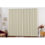 Cortina Veda Luz Blackout 3,00 X 2,50 Sala - Quarto