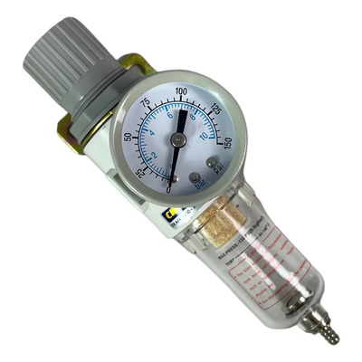 Filtro Regulador Ar Compressor 1/4 C/ Manômetro Chiaperini
