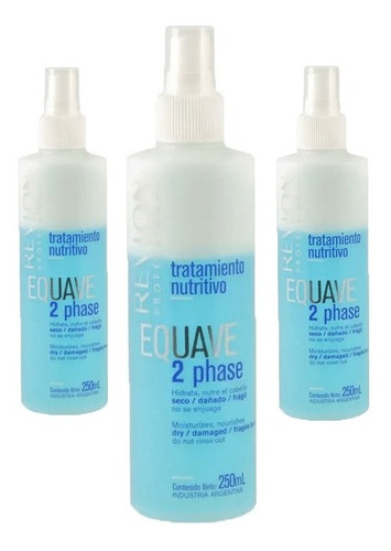 Kit X 4 Revlon 2 Phase Tratamiento Nutritivo Equave X 250ml