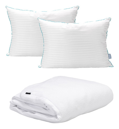 Protector + Almohada Queen Size Dicasa Cloud Royal Twin