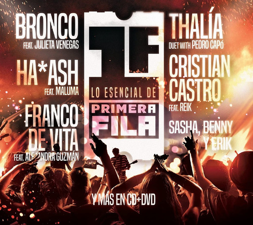 Thalia Reik Ha Ash - Lo Esencial De Primera Fila - Cd + Dvd