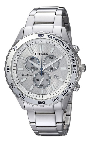 Reloj Citizen Eco-drive Tachymeter 100mts 43mm At2129-58a