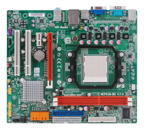 Mother Board Ecs Mcp61m-m3 V:1.0a Kl-ventas