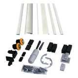 Alumínio Kit P/ Box Banheiro Frontal F1-1,50x1,90 S/ Vidro