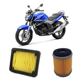 Filtro De Óleo + Filtro De Ar Yamaha Fazer 250 2016 Até 2017