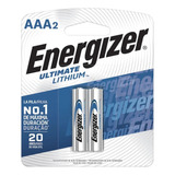 2 Pilas Litio Aaa Triple A Energizer Ultimate Lithium L92