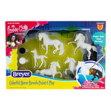 Breyer Horses Stablemates Horse Crazy Colorido De Pintura De