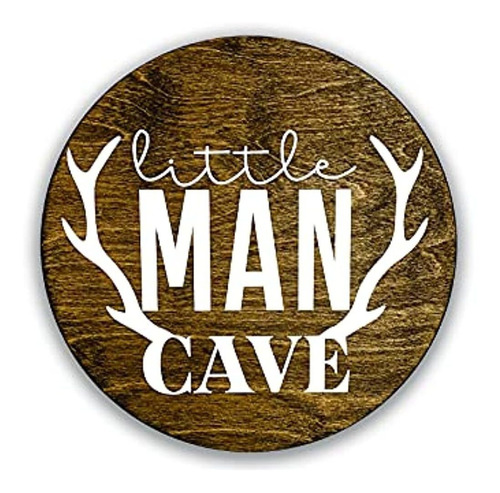 Little Man Cave, Letrero De Pared De Madera De 12  Para Guar