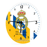 Reloj De Pared Cristal Real Madrid Equipo Futbol