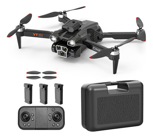 Lsrc Yt150 Mini Drone Profesional Con 3 Cámaras + 3 Baterias
