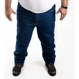 Kit 2 Calças Masculina Jeans Pluz Size Com Elastano Trabalho
