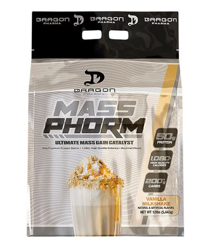 Dragon Proteina Massphorm Gainer Ganador De Peso 12 Lbs