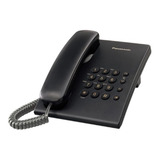 Teléfono Panasonic Kx-ts500 Fijo - Color Negro