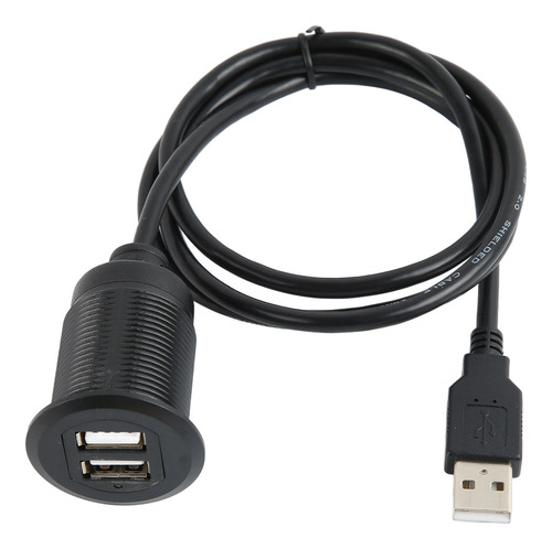 Enchufe Impermeable Dual Usb 2.0 Macho A Usb 2.0 Hembra Y