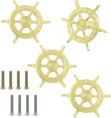 6 Pomos Náuticos Para Rueda De Timón Para Barcos, Asas De Ti